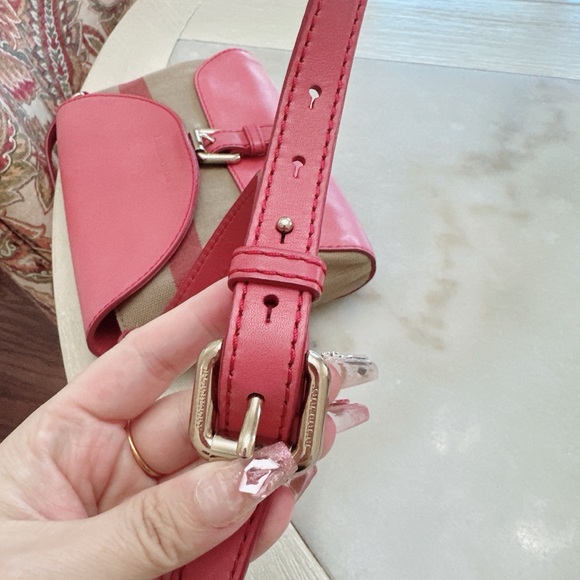 Burberry Canvas Check Henham Small Crossbody Bag/Purse - Picture 10 of 12